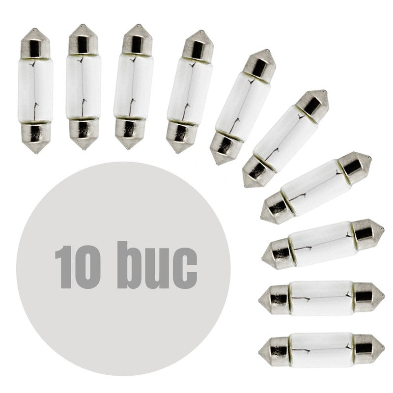 Bec MTR C5W 12V 5W SV8.5 Set 10 buc - BAA035