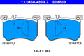 Set placute frana ATE 13.0460-4869.2