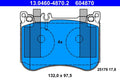 Set placute frana ATE 13.0460-4870.2