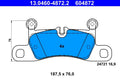 Set placute frana ATE 13.0460-4872.2