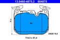 Set placute frana ATE 13.0460-4875.2