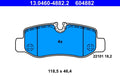Set placute frana ATE 13.0460-4882.2