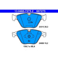 set placute frana,frana disc 13.0460-7275.2 ATE