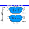 set placute frana,frana disc 13.0460-7281.2 ATE