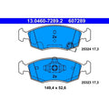 set placute frana,frana disc 13.0460-7289.2 ATE