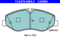 Set placute frana ATE 13.0470-4884.2