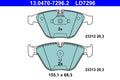 Set placute frana ATE 13.0470-7296.2