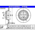Disc frana ATE 24.0114-0119.1