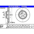 Disc frana 24.0124-0259.1 ATE