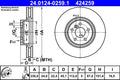 Disc frana ATE 24.0124-0259.1