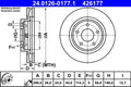 Disc frana ATE 24.0126-0177.1