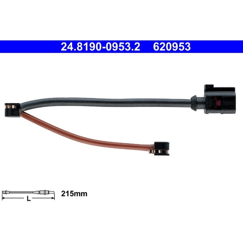 Senzor uzura placute frana ATE 24.8190-0953.2