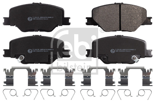 set placute frana,frana disc 116247 FEBI BILSTEIN