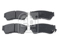 set placute frana,frana disc 116389 FEBI BILSTEIN