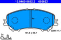 Set placute frana ATE 13.0460-5652.2