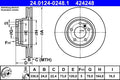 Disc frana ATE 24.0124-0248.1
