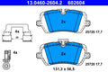 Set placute frana ATE 13.0460-2604.2