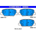 set placute frana,frana disc 13.0460-5654.2 ATE