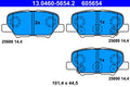 Set placute frana ATE 13.0460-5654.2