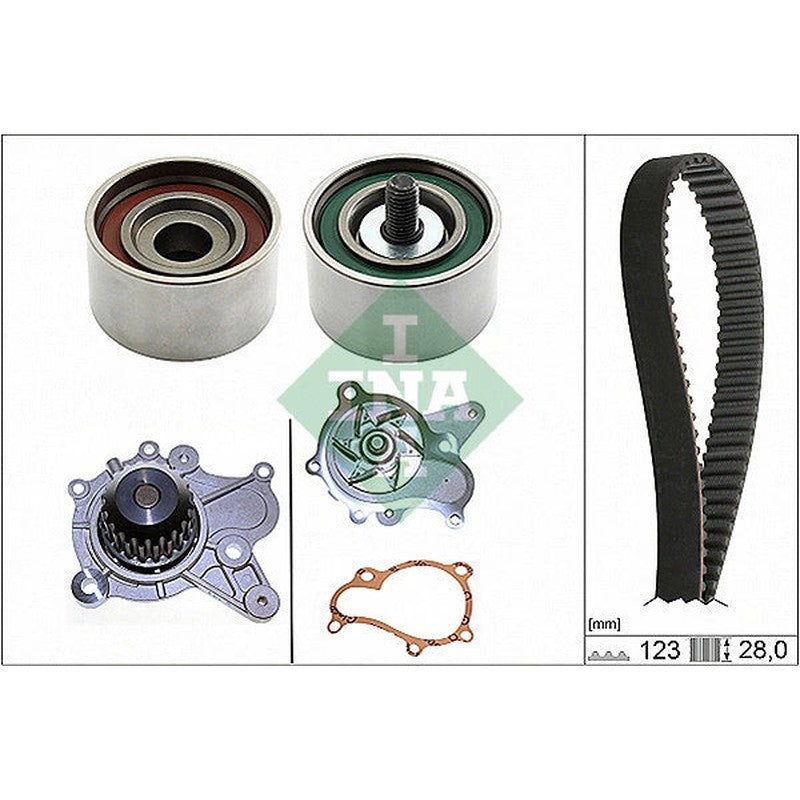 Set pompa apa + curea dintata 530 0502 30 INA