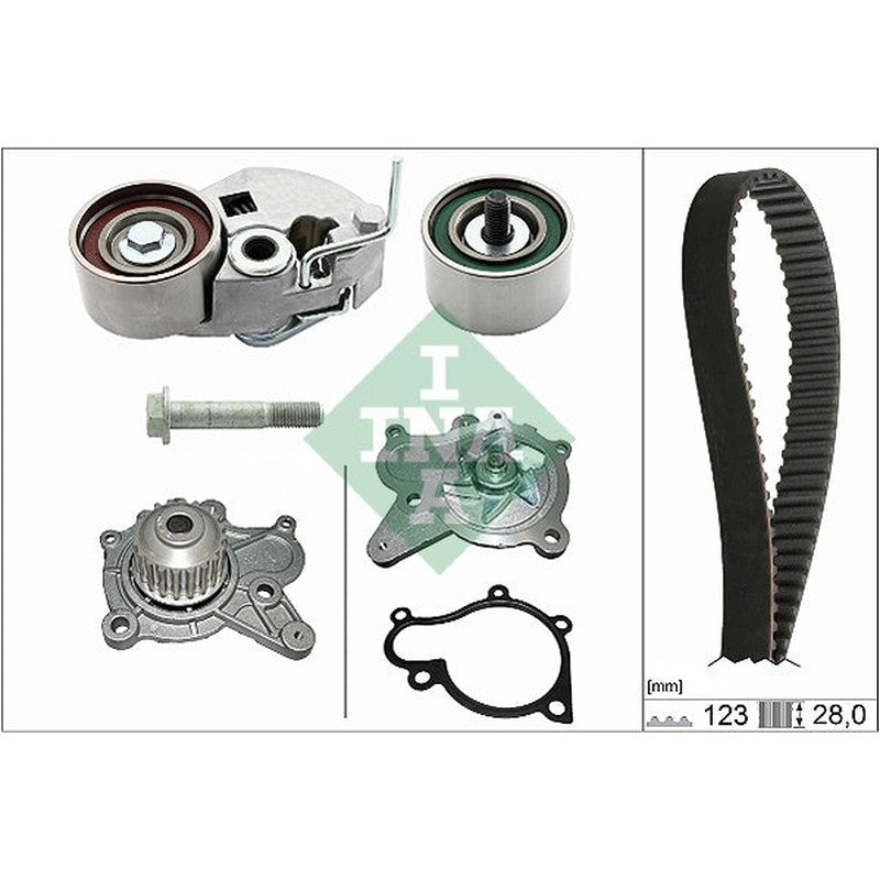 Set pompa apa + curea dintata 530 0542 30 INA