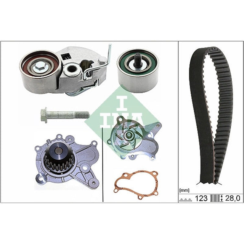 Set pompa apa + curea dintata 530 0542 31 INA