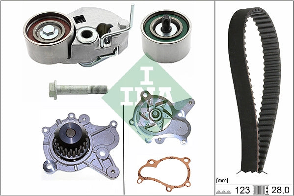 Kit distributie cu pompa apa INA 530 0542 31