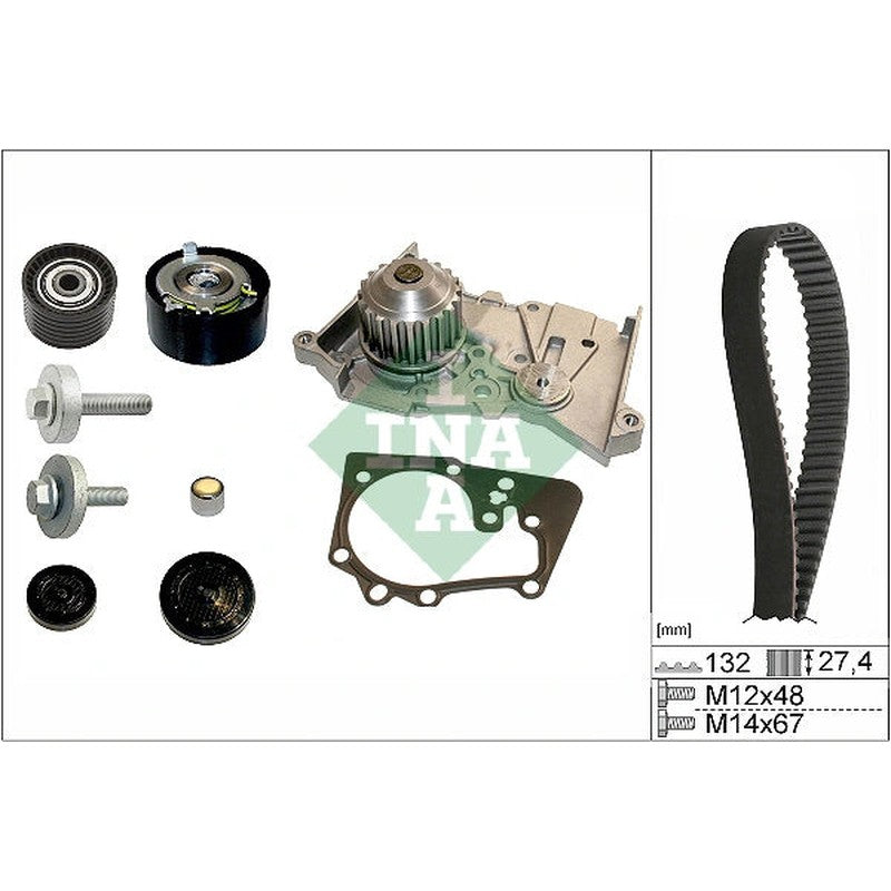 Set pompa apa + curea dintata 530 0639 30 INA