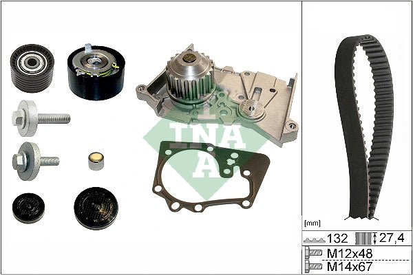 Kit distributie cu pompa apa INA 530 0639 30