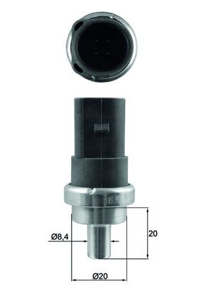 senzor,temperatura lichid de racire TSE 7 MAHLE