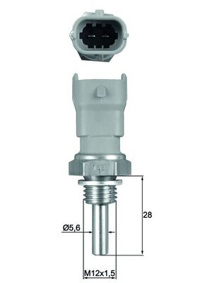 senzor,temperatura lichid de racire TSE 10 MAHLE