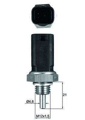 senzor,temperatura lichid de racire TSE 11 MAHLE