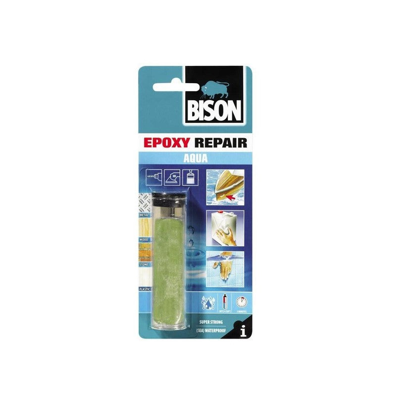 Chit epoxidic bicomponent rezistent la apă BISON Epoxy Aqua, 56g - 12198170