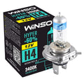 Bec Halogen Winso Hyper +60% H4 - 12V, 60/55W P43t-38 ● 3400K - 712420