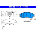 Set placute frana ATE 13.0460-5656.2