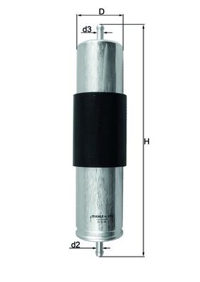 filtru combustibil KL 473 MAHLE