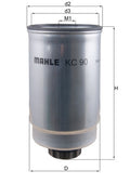 filtru combustibil KC 90 MAHLE