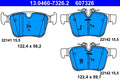 Set placute frana ATE 13.0460-7326.2