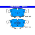 set placute frana,frana disc 13.0460-7327.2 ATE
