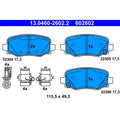 set placute frana,frana disc 13.0460-2602.2 ATE