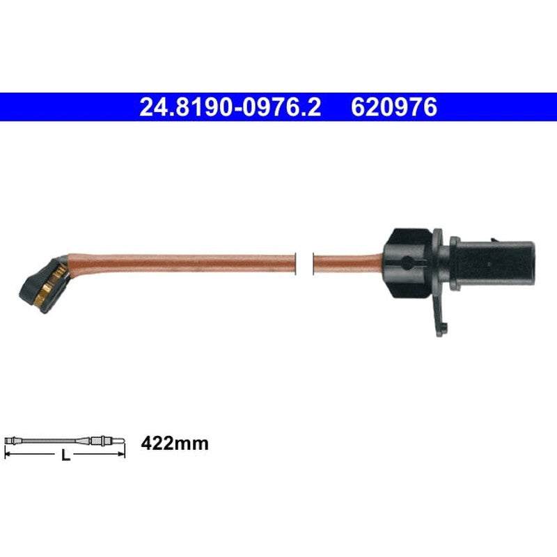 senzor de avertizare,uzura placute de frana 24.8190-0976.2 ATE