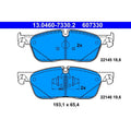 set placute frana,frana disc 13.0460-7330.2 ATE