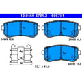 set placute frana,frana disc 13.0460-5781.2 ATE