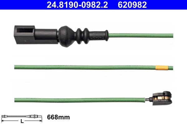 Senzor uzura placute frana ATE 24.8190-0982.2