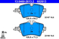 Set placute frana ATE 13.0460-2613.2