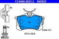 Set placute frana ATE 13.0460-2623.2