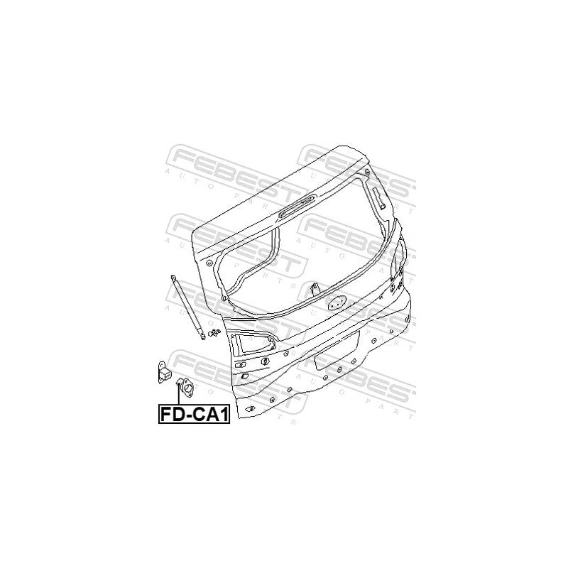Bara protectie FEBEST FD-CA1