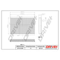 Filtru habitaclu Dr!ve+ DP1110.12.0232