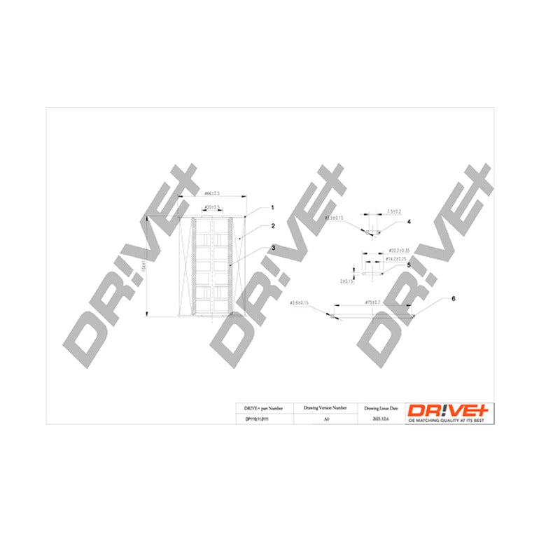 Filtru ulei Dr!ve+ DP1110.11.0111