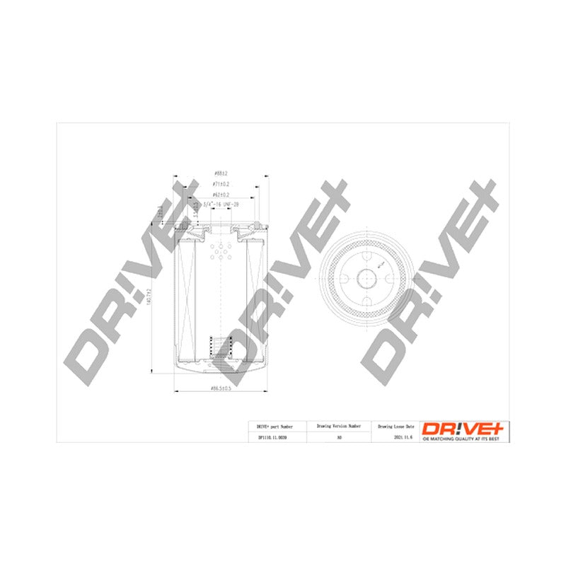 Filtru ulei Dr!ve+ DP1110.11.0039